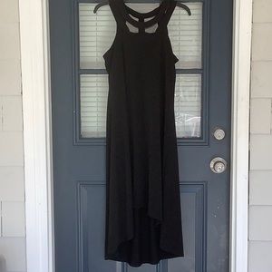 Woman’s hi front long back dress
